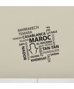 Autocollant Sticker mural Villes du Maroc