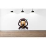 Sticker Autocollant Perroquet mignon 3D 1 Sticker Autocollant Perroquet mignon 3D 1