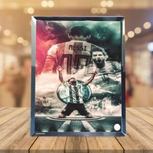Cadre photo en verre - Messi