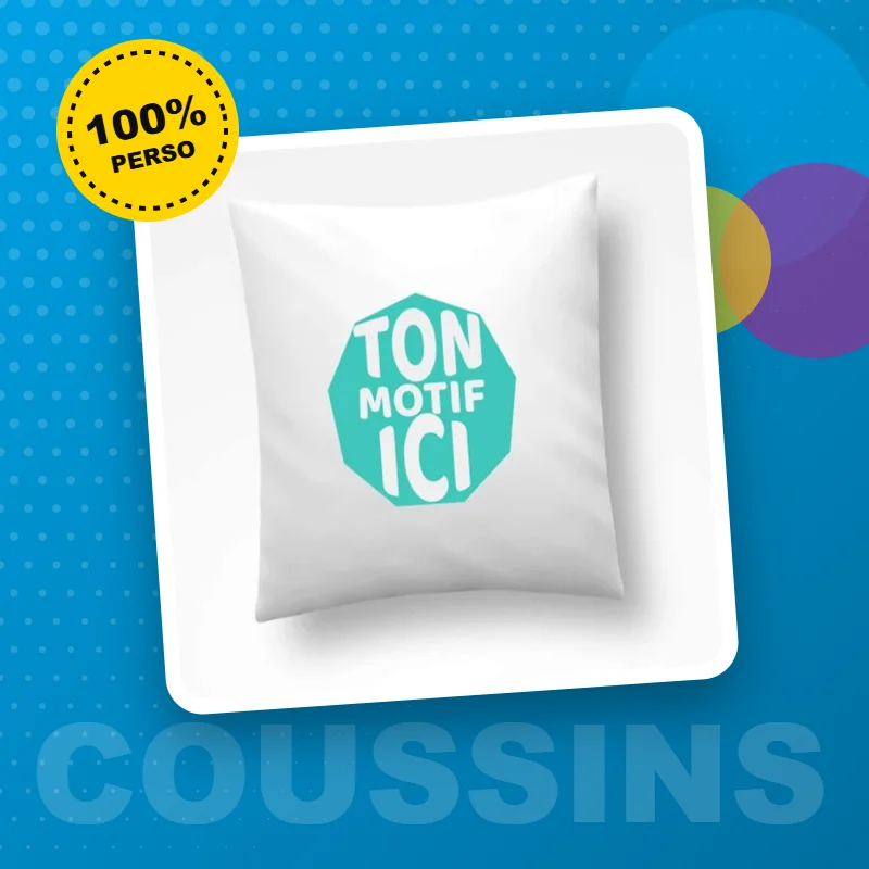 Coussins personnalisés